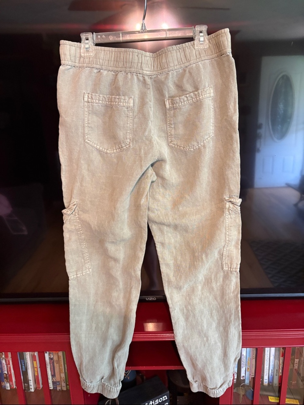 C&C California Women’s Light Olive Cargo Joggers - Picture 4 of 5